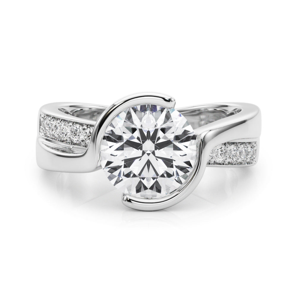 Round Diamond Engagement Ring · 3.25 ct tw