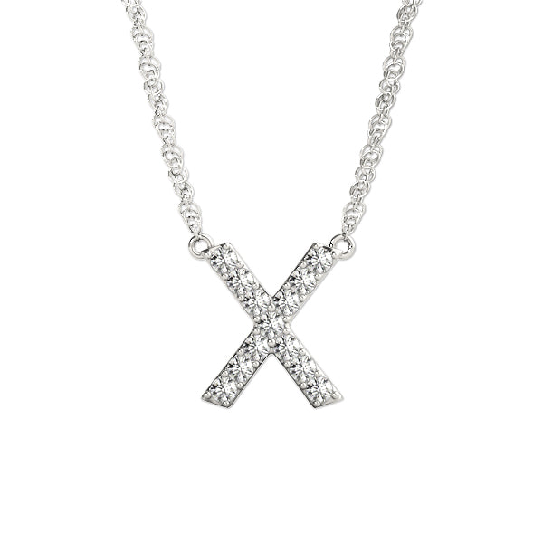 1/15 Cttw X Initial Diamond Pendant · 0.07 ct tw