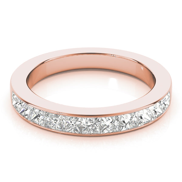Square 2mm Channel Diamond Anniversary Band · 0.65 ct tw