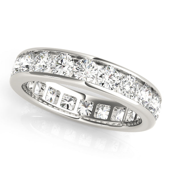 Round 0.10 pt Channel Diamond Eternity Band · 2.60 ct tw