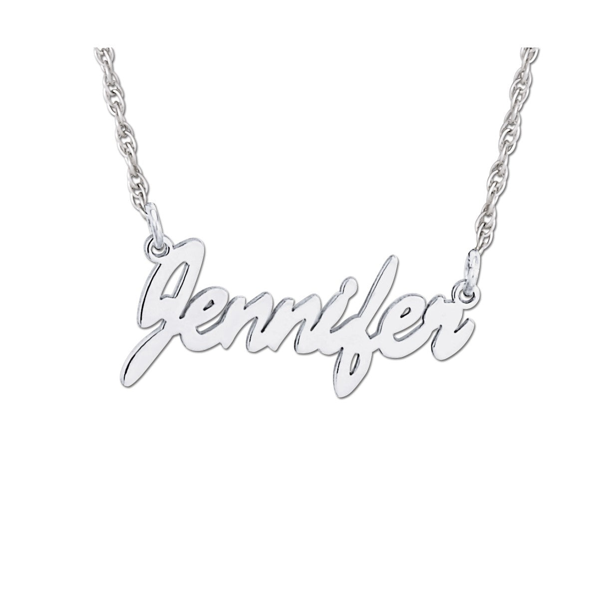 Script Name Plate Pendant