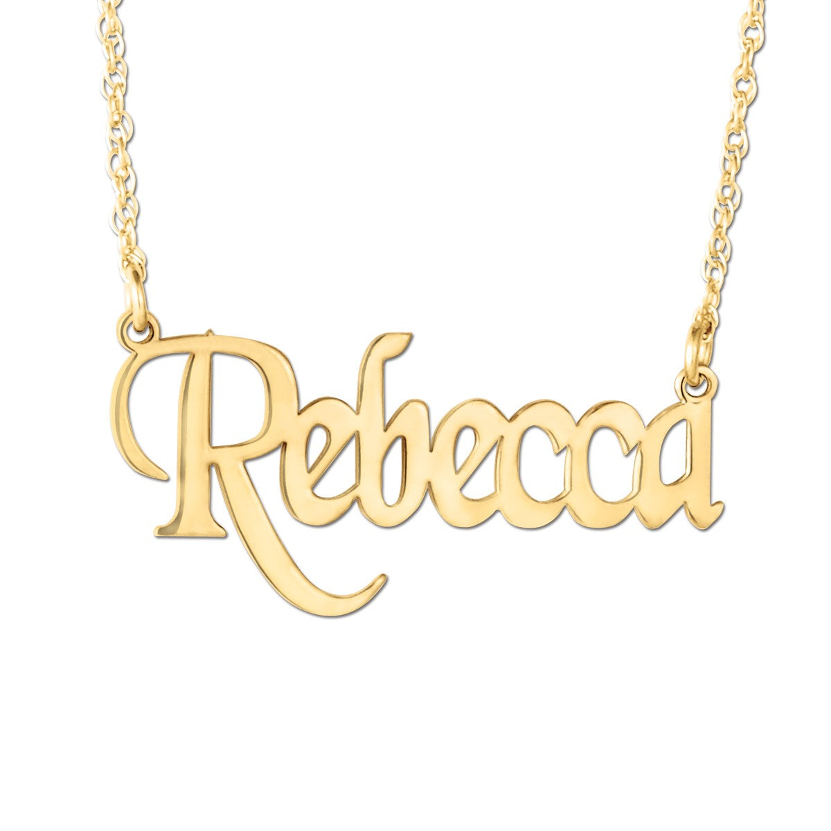 Traditional Nameplate Pendant