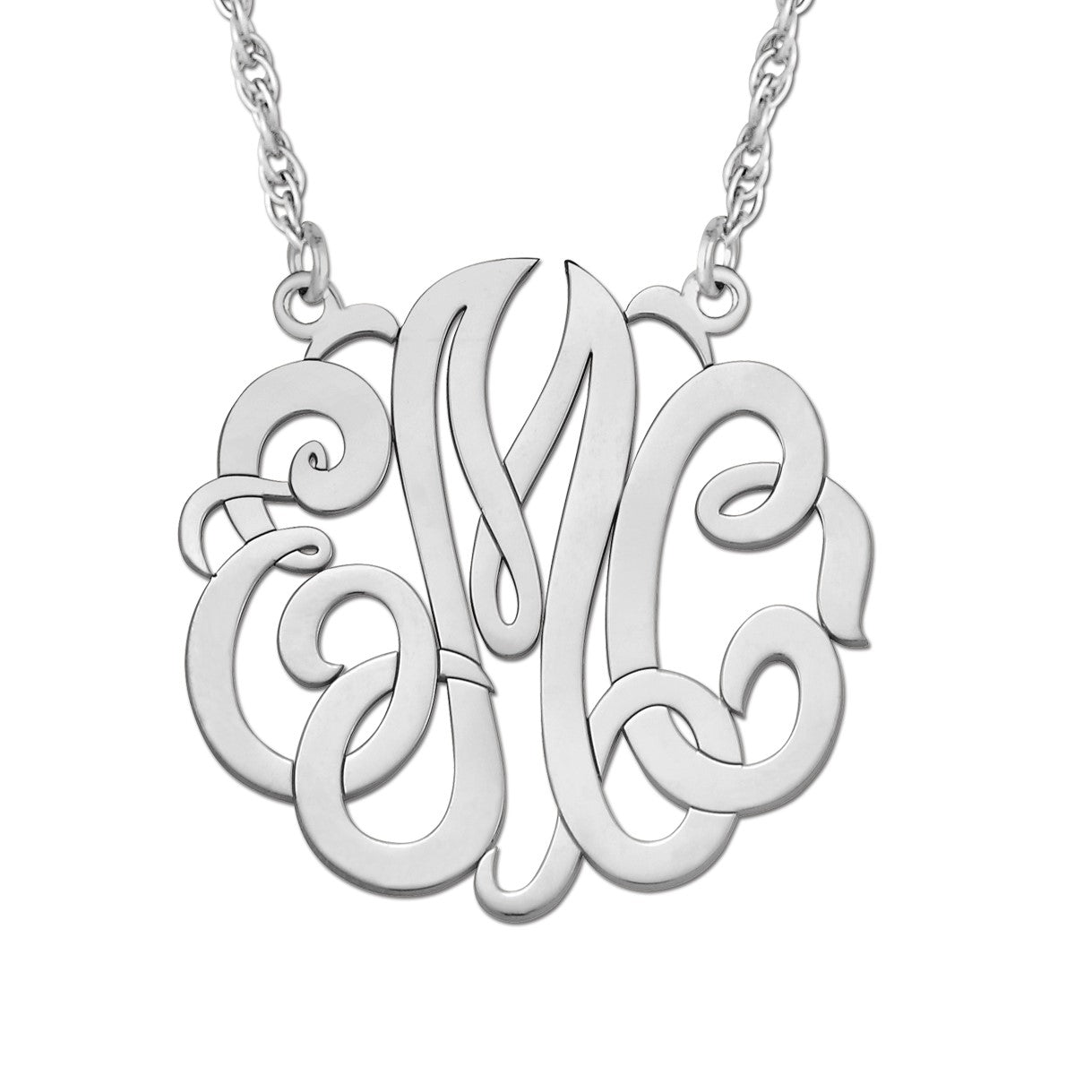 3 Intitial Pnk0030 Pendant