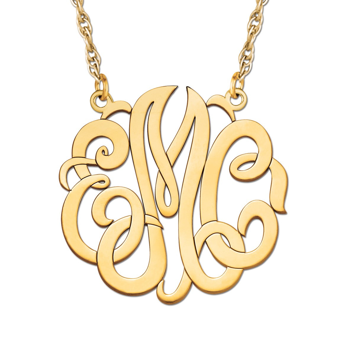 3 Intitial Pnk0030 Pendant