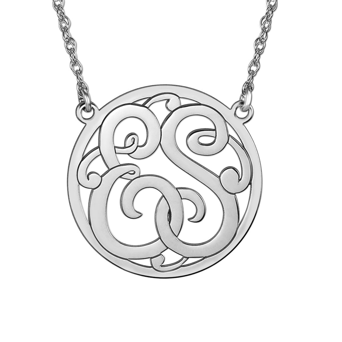 2 Initial Pnk0065 Pendant
