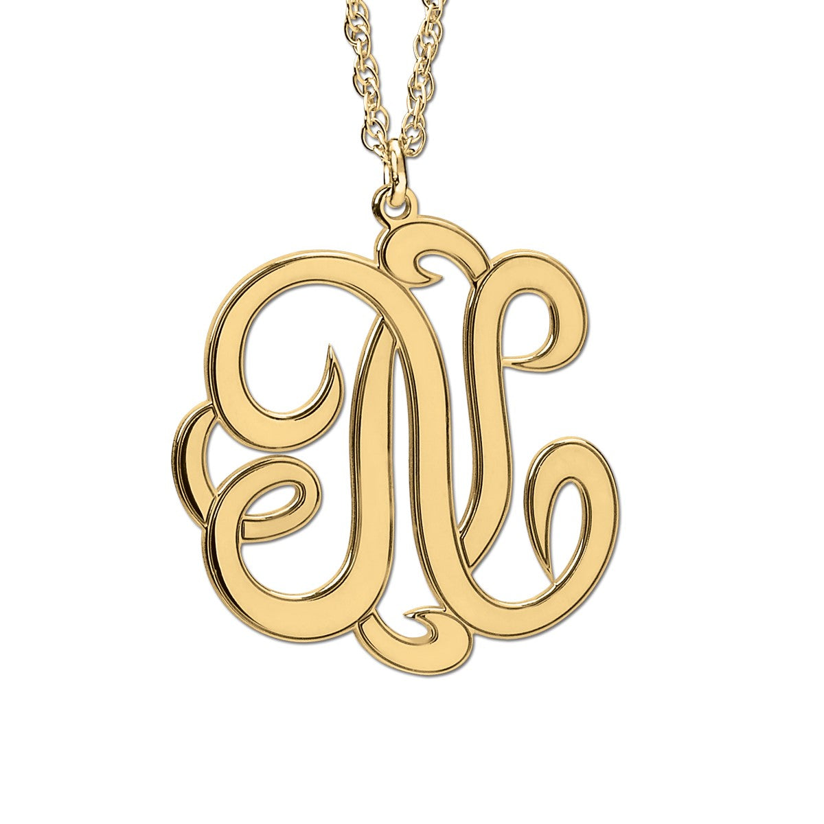 Single Initial Pnk0055 Pendant