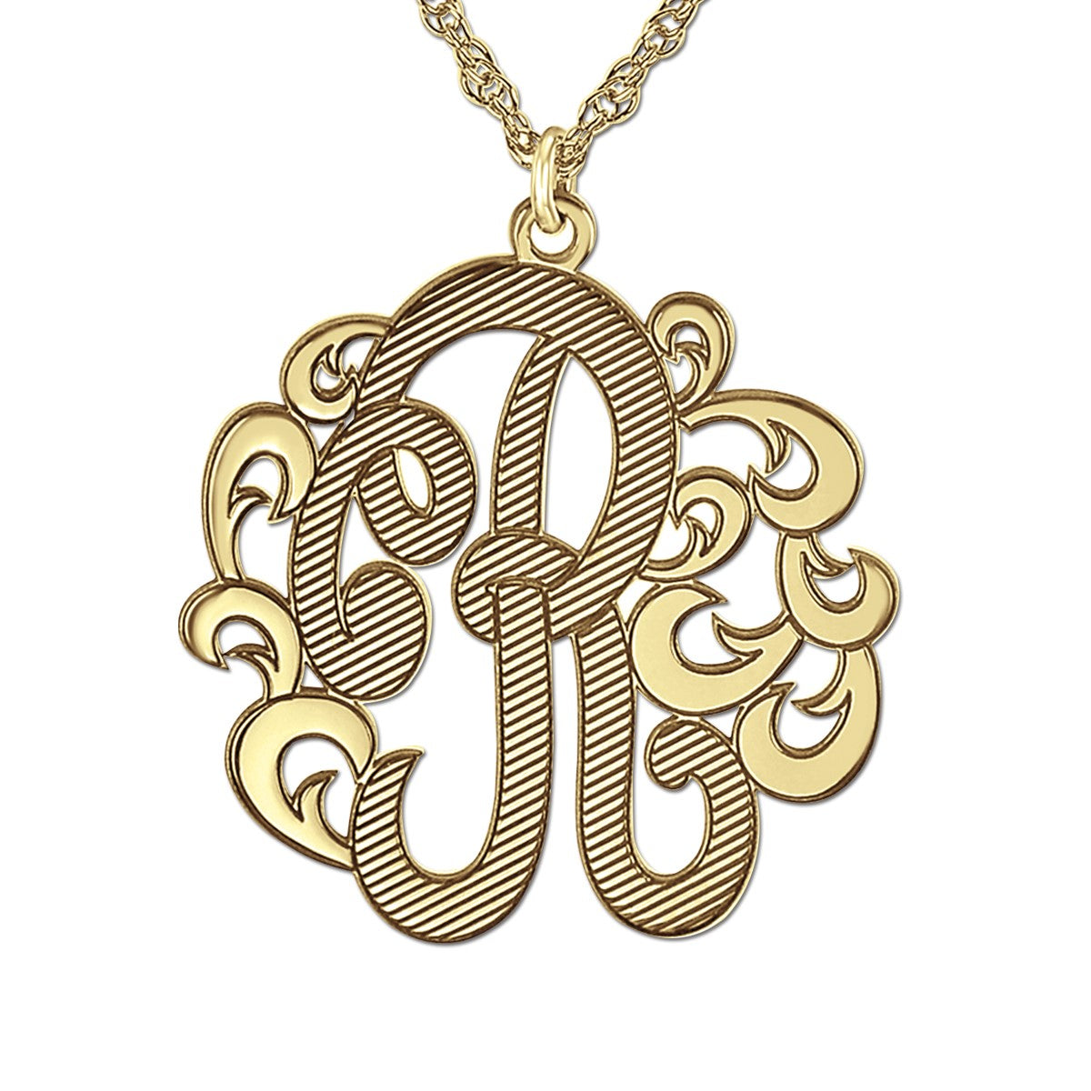 Single Initial Pnk0061 Pendant