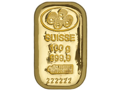 100 GRAM GOLD PAMP BAR