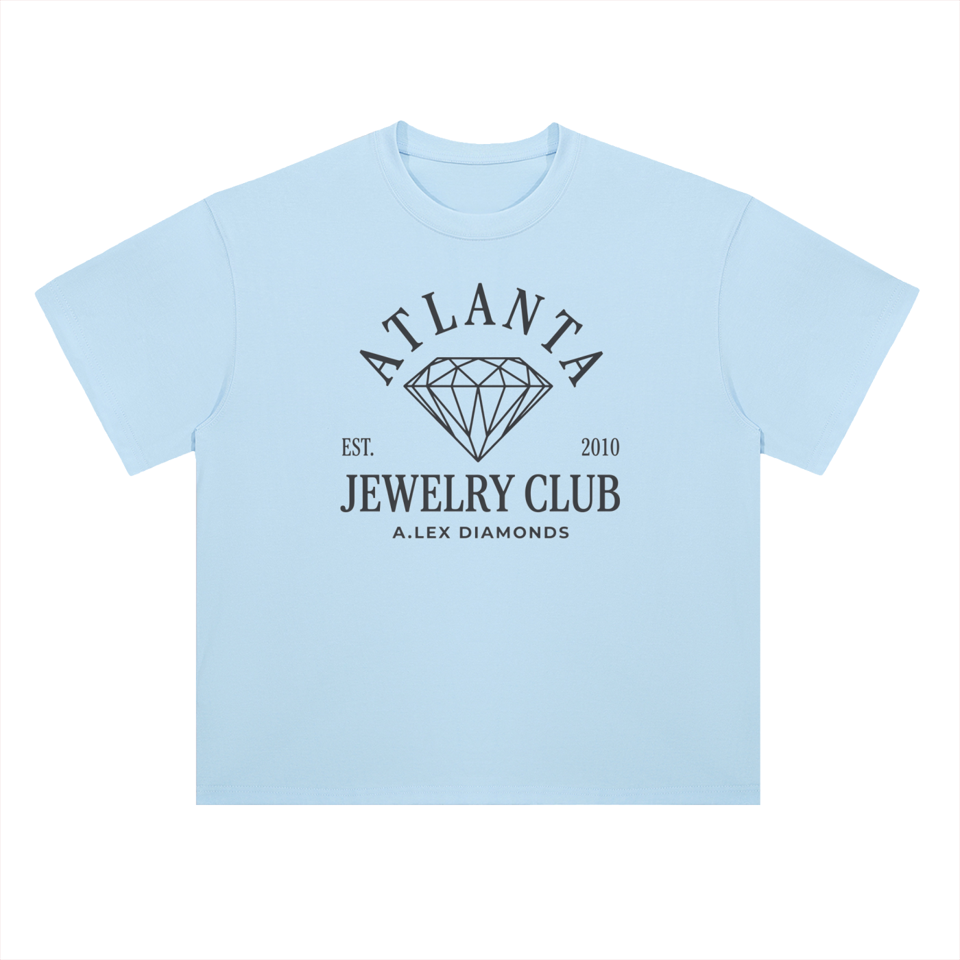 Atlanta Jewelry Club Heavyweight Drop Shoulder Cotton T-Shirt