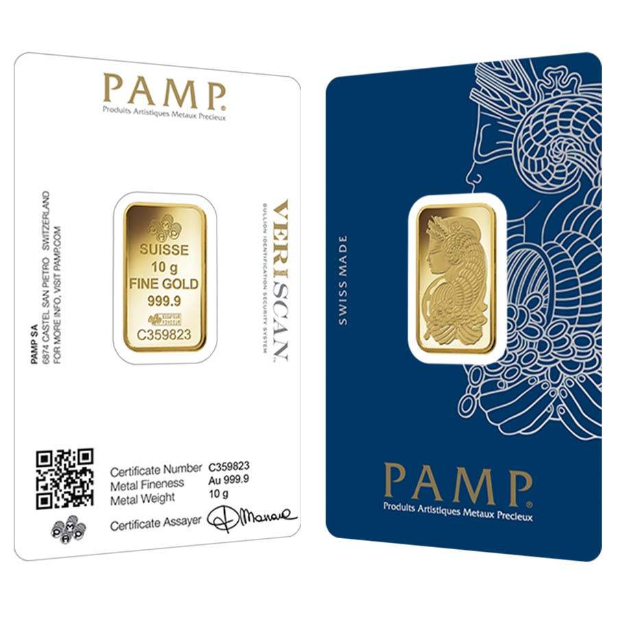 10 GRAM GOLD BAR PAMP