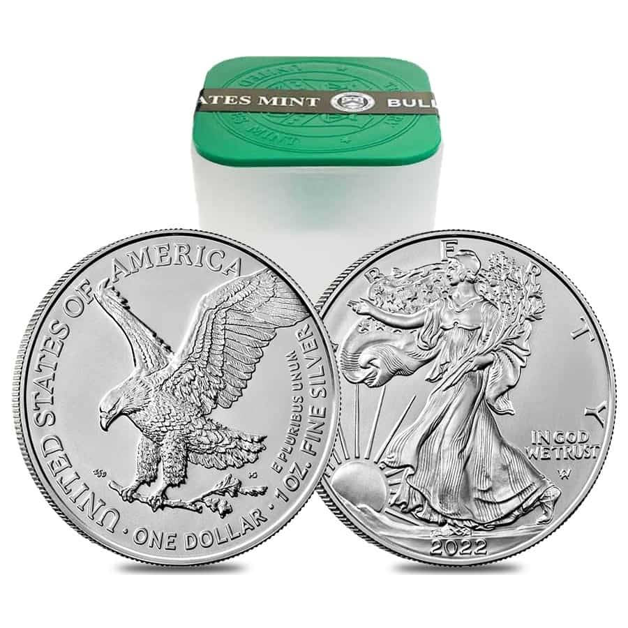 20 - 1 OZ AMERICAN SILVER EAGLE