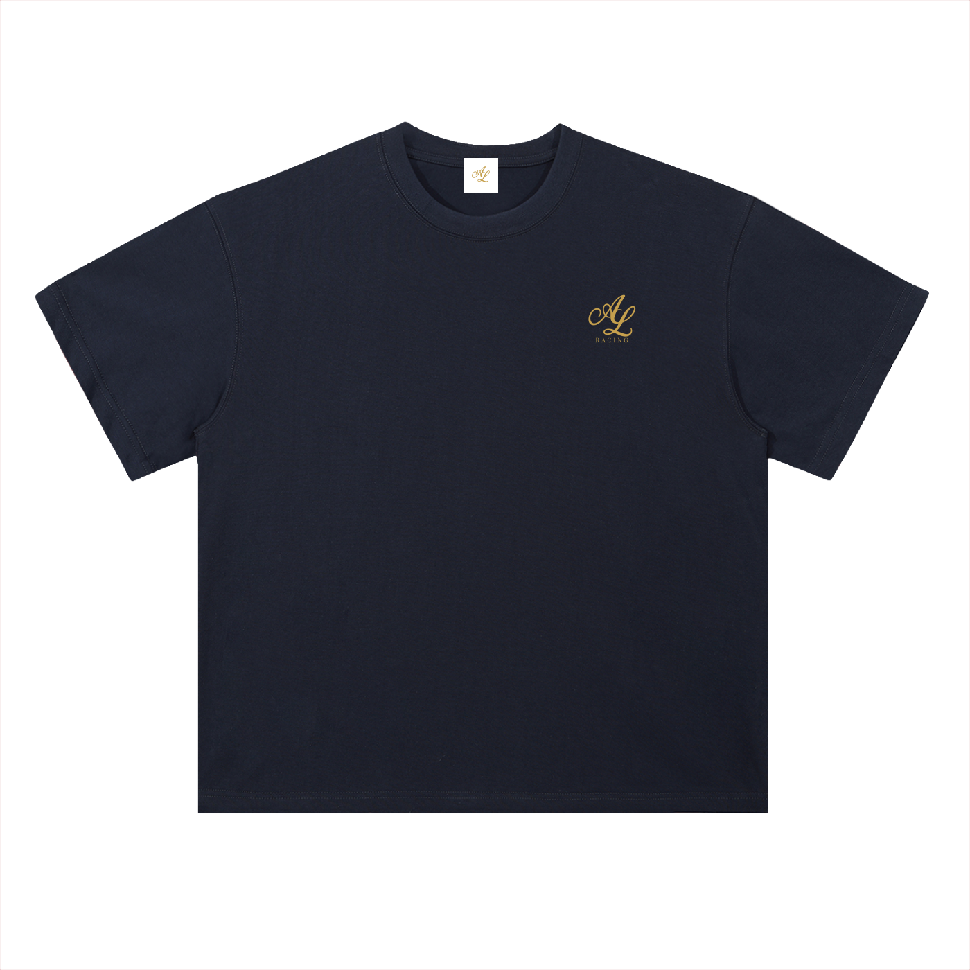 Miami Dark Heavyweight Drop Shoulder Cotton T-Shirt