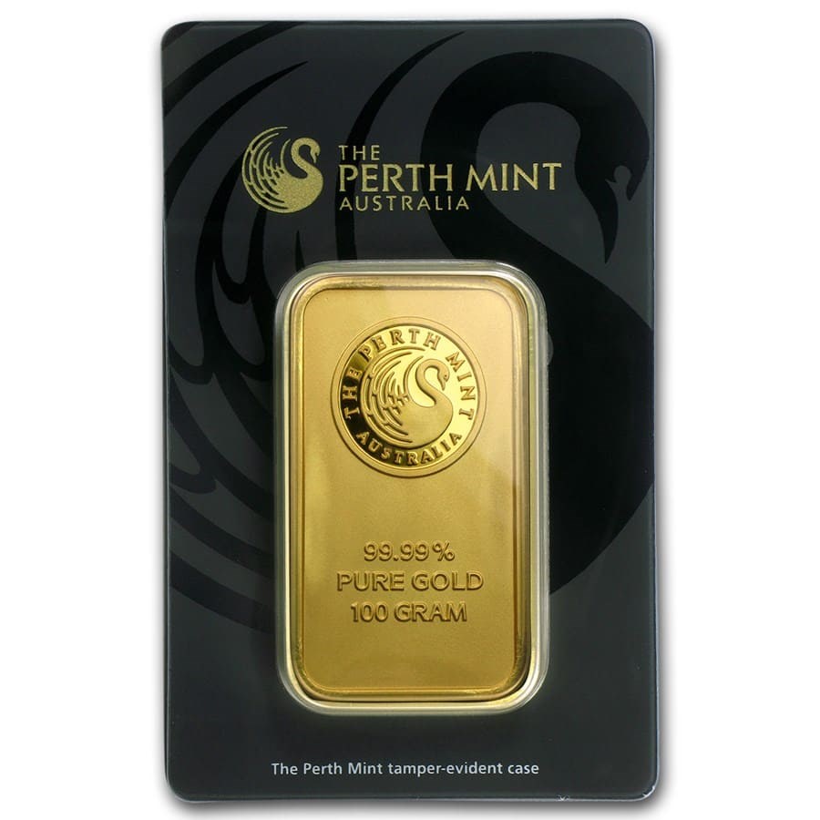 100 GRAM GOLD BAR PERTH