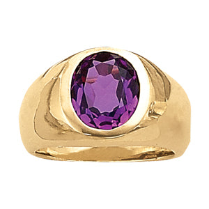 Oval ** Cab Only** Men's Gemstone Ring