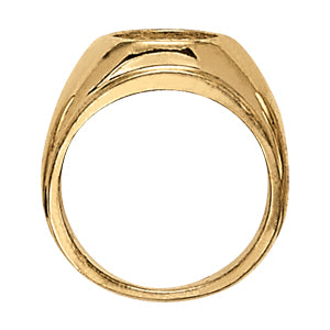 Oval Men's Gemstone Ring