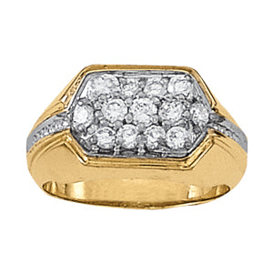 Men's Cluster Diamond Ring · 1.03 ct tw