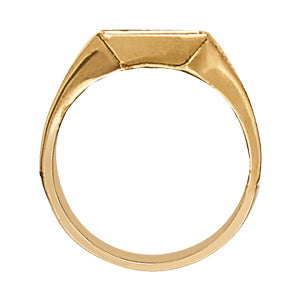 Cushion Men's Onyx Ring