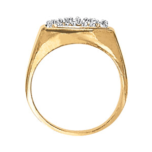 Men's Cluster Diamond Ring · 0.98 ct tw