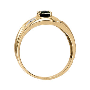 Oval Men's Gemstone Ring · 0.02 ct tw