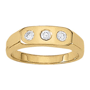 Men's Three-Stone Diamond Ring · 0.30 ct tw