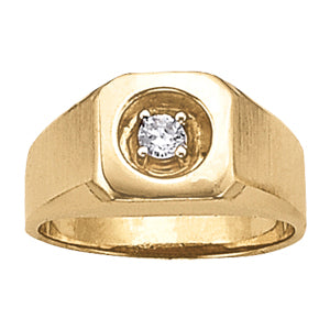Men's Solitaire Diamond Ring · 0.18 ct tw