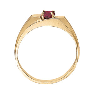 Oval Men's Gemstone Ring
