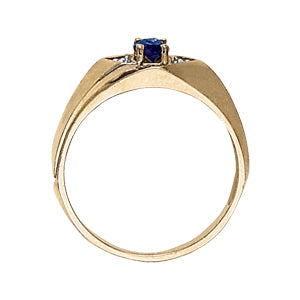 Oval Men's Gemstone Ring · 0.01 ct tw