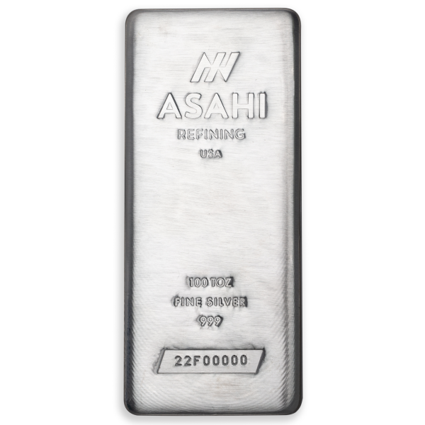 100 OZ ASAHI SILVER BAR