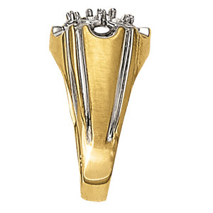 Round Men's Three-Stone Diamond Ring · 0.50 ct tw