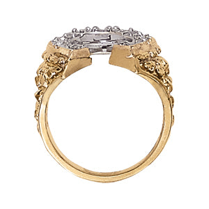 Men's Horseshoe & Novelty Diamond Ring · 0.50 ct tw