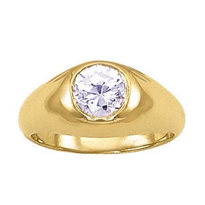 Round Men's Solitaire Diamond Ring · 1.55 ct tw