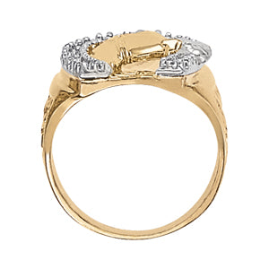 Men's Horseshoe & Novelty Diamond Ring · 0.70 ct tw