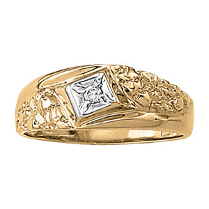 Men's Solitaire Diamond Ring · 0.05 ct tw