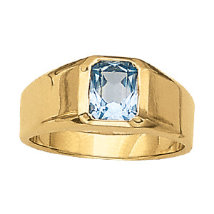 Emerald Men's Gemstone Ring