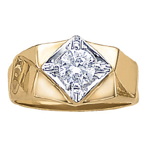 Round Men's Solitaire Diamond Ring · 1.00 ct tw
