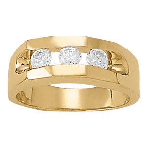 Men's Three-Stone Diamond Ring · 0.75 ct tw