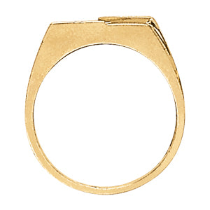 Emerald Men's Onyx Ring