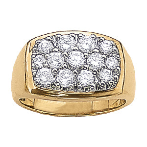 Men's Cluster Diamond Ring · 2.00 ct tw