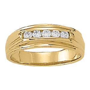 Men's Channel Diamond Ring · 0.35 ct tw