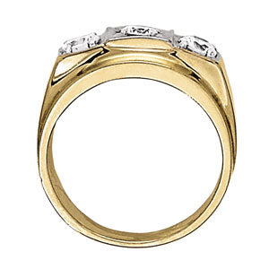 Men's Three-Stone Diamond Ring · 0.74 ct tw