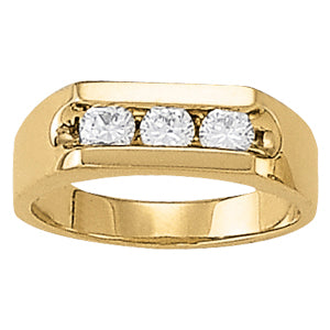 Men's Three-Stone Diamond Ring · 0.75 ct tw