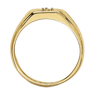 Men's Solitaire Diamond Ring · 0.10 ct tw