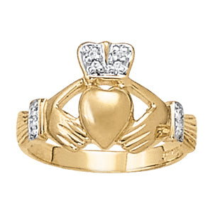 Men's Horseshoe & Novelty Diamond Ring · 0.08 ct tw