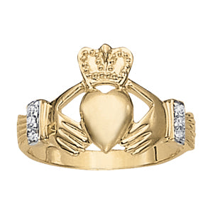 Men's Horseshoe & Novelty Diamond Ring · 0.06 ct tw