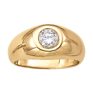 Round Men's Solitaire Diamond Ring · 1.00 ct tw