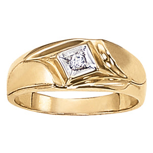 Men's Solitaire Diamond Ring · 0.03 ct tw