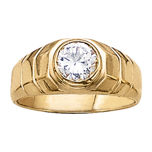 Round Men's Solitaire Diamond Ring · 1.50 ct tw