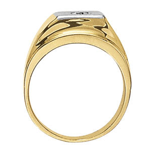 Men's Solitaire Diamond Ring · 0.50 ct tw