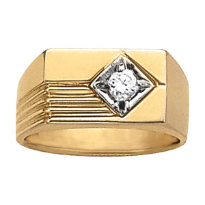 Men's Solitaire Diamond Ring · 0.20 ct tw