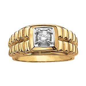 Men's Solitaire Diamond Ring · 0.50 ct tw